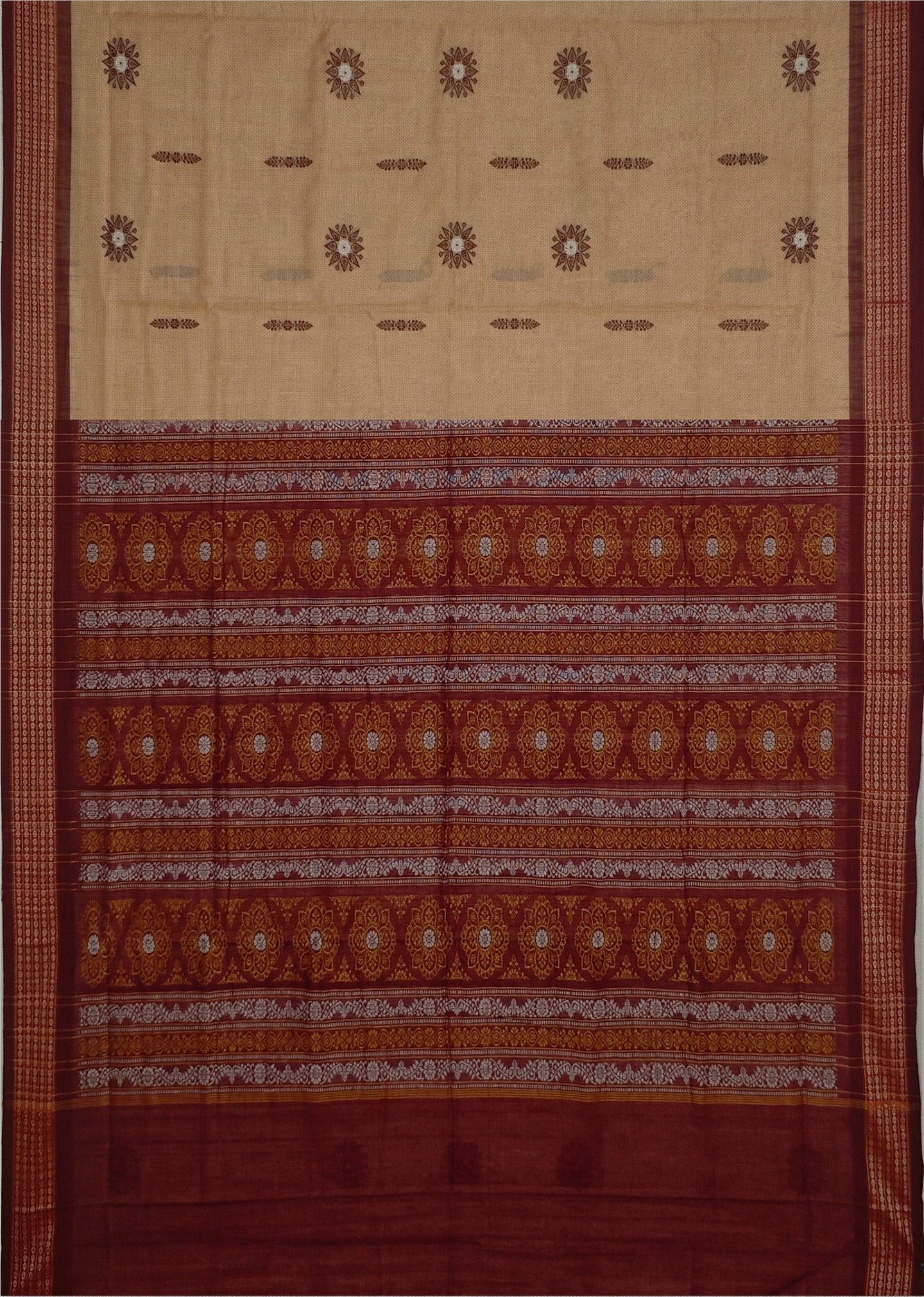 Chandan Bomkai Sambalapuri Saree