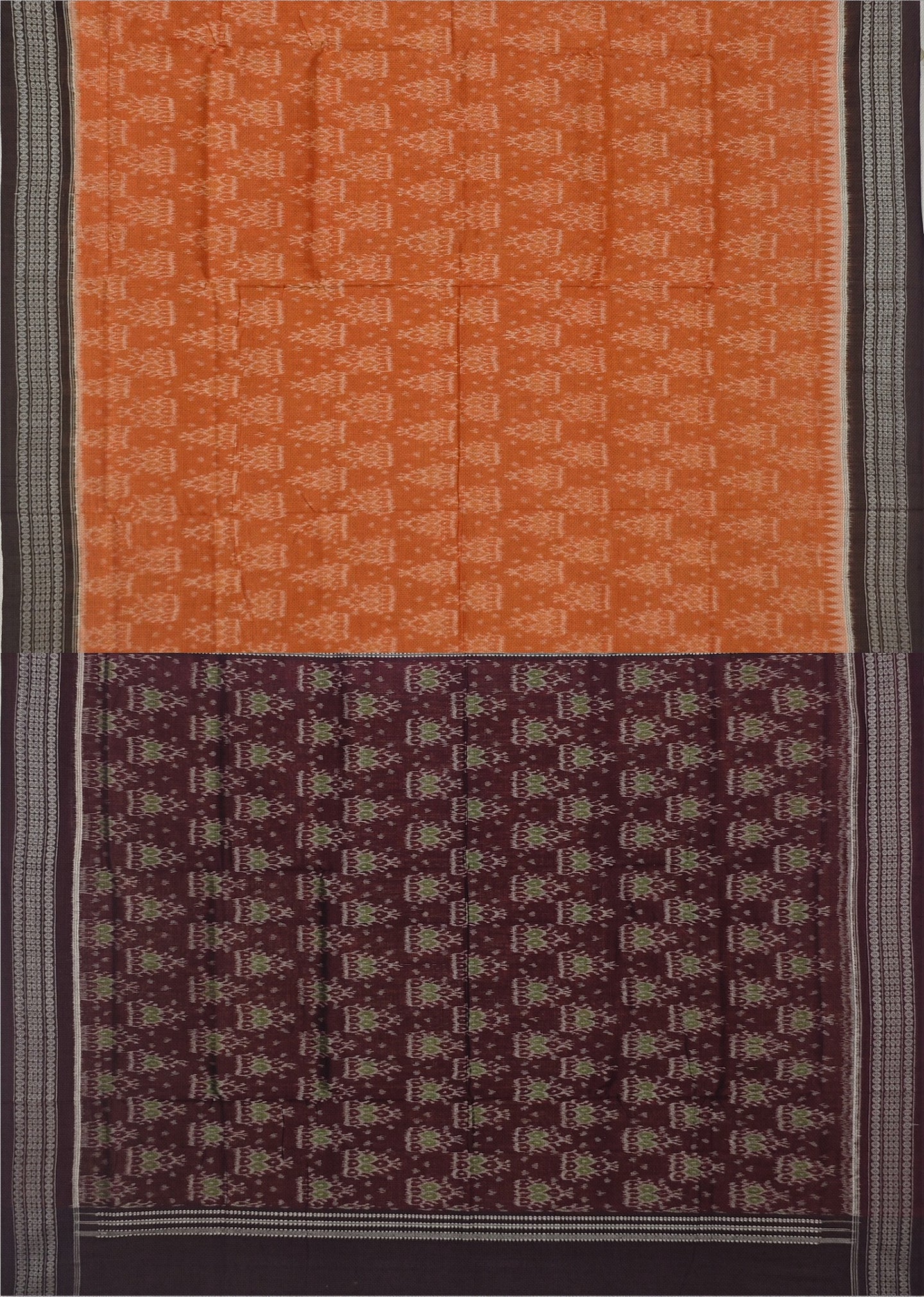 Brown Body Bandha Saree