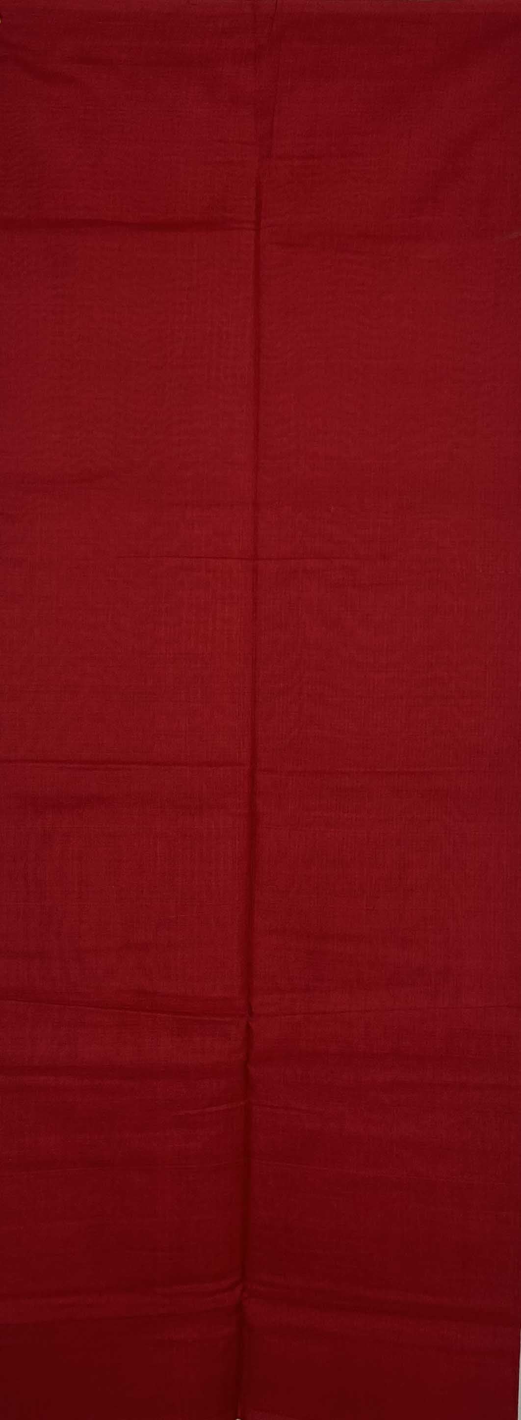 Blue Top With Red Pant & Chunri Body Bandha Dress Set