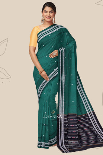 Green Mini Butti Saree