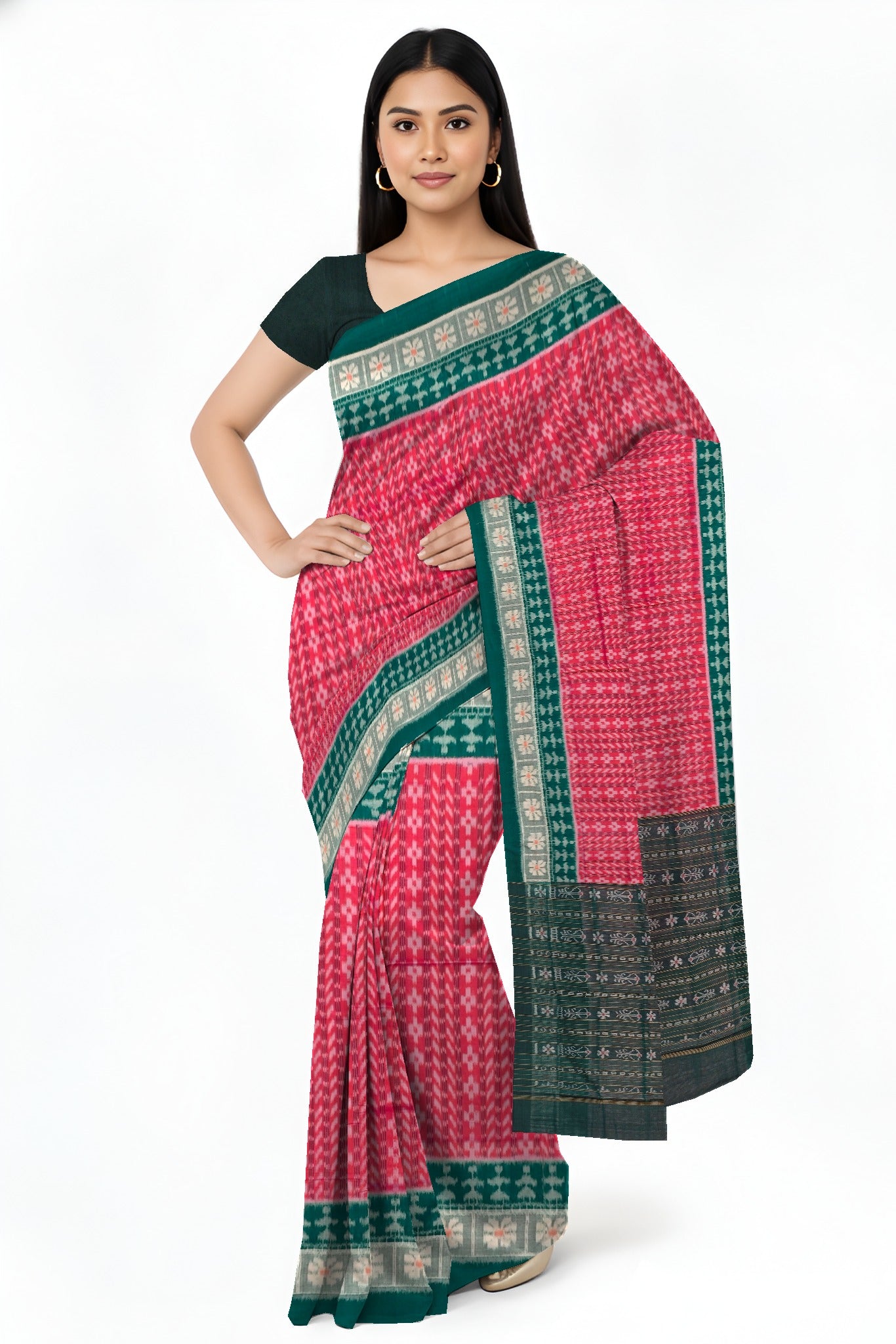 Light Magenta Bandha Pasapalli Saree
