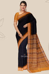 Black Bapta Saree | Odisha Handloom GI Tagged | Devnika