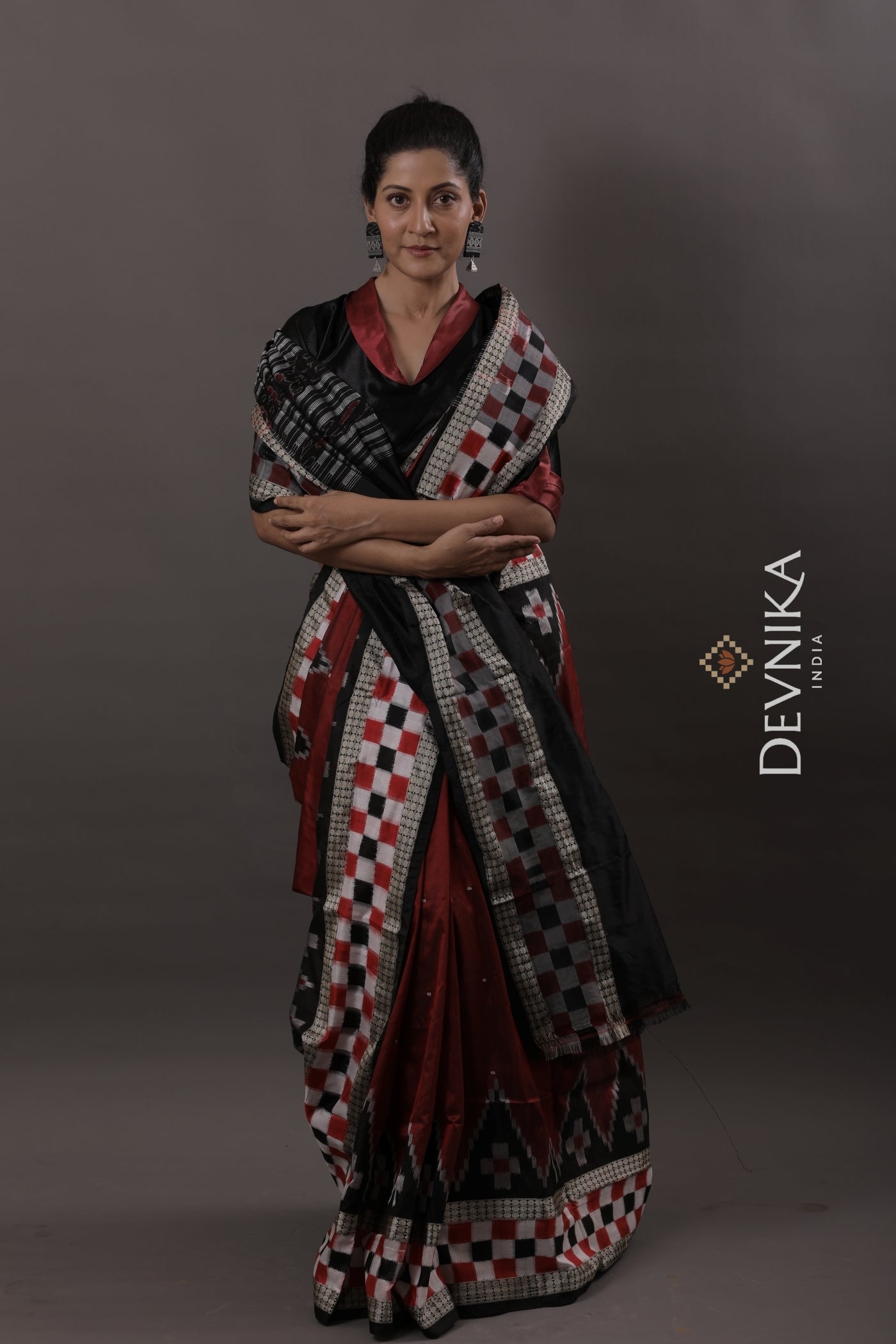 Border Pasapalli Saree | Odisha Handloom GI Tagged | Devnika