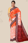 Orange And Golden Body Bandha Saree | Odisha Handloom | Devnika