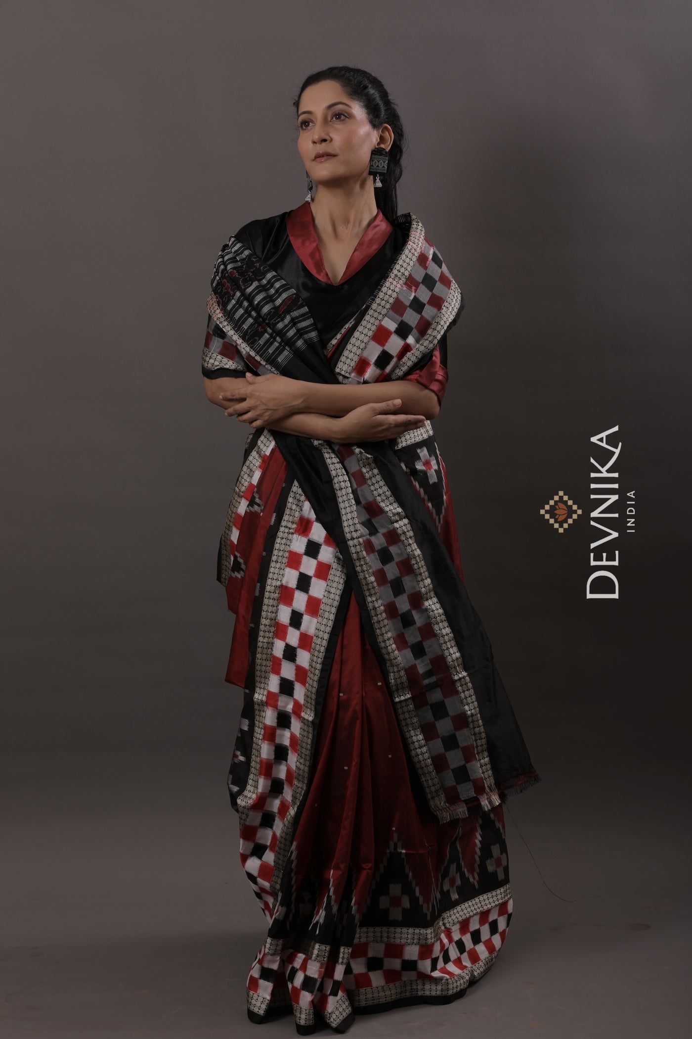 Border Pasapalli Saree | Odisha Handloom GI Tagged | Devnika
