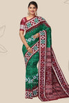 Green Border Pasapalli Saree | Odisha Handloom | Devnika