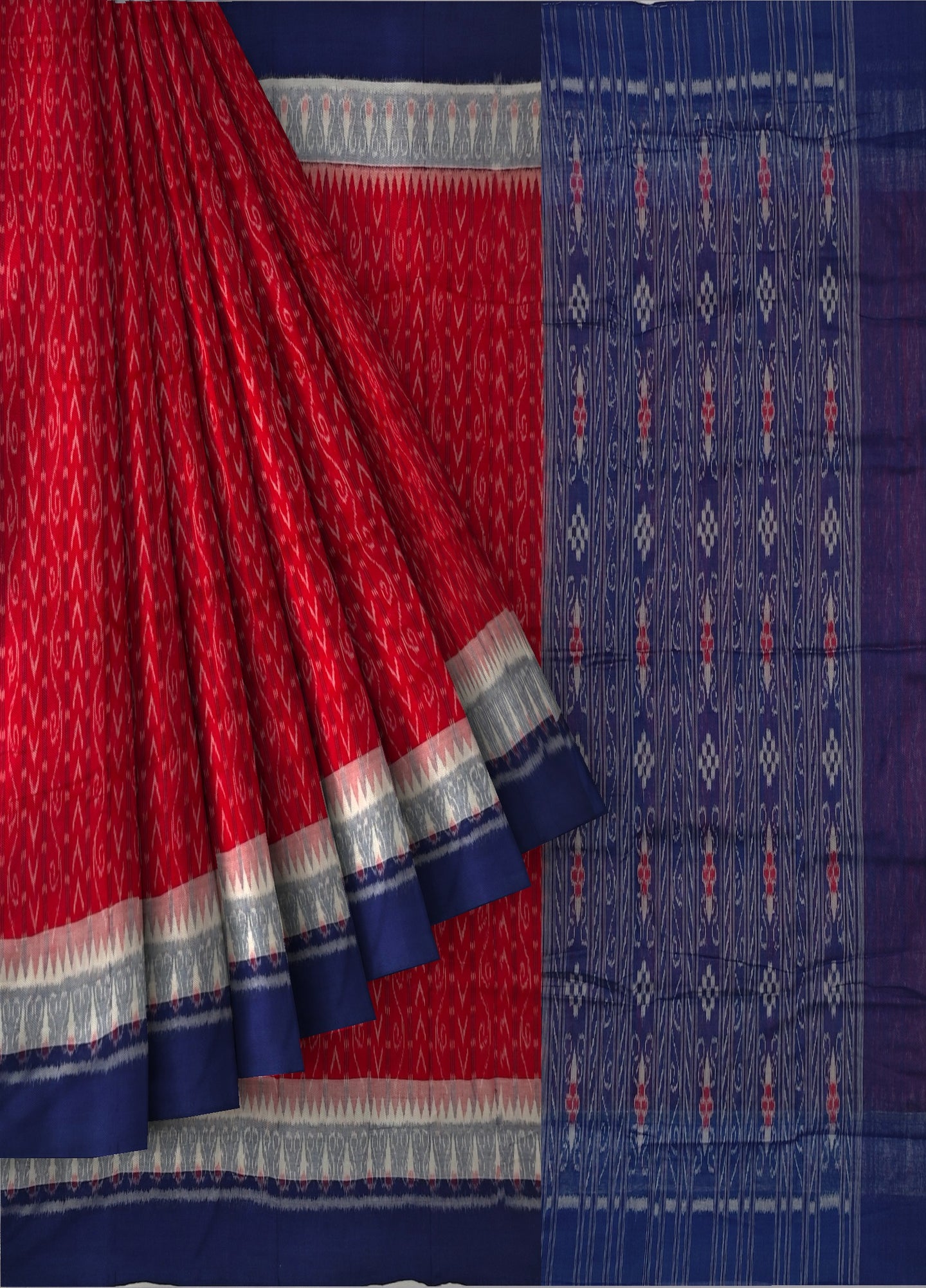 Red Body Bandha Saree