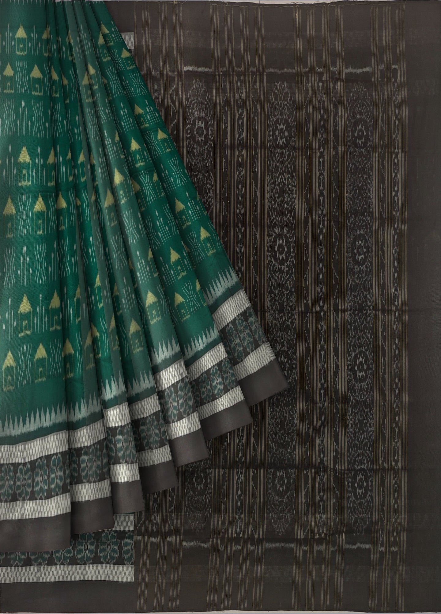 Green Body Bandha Saree