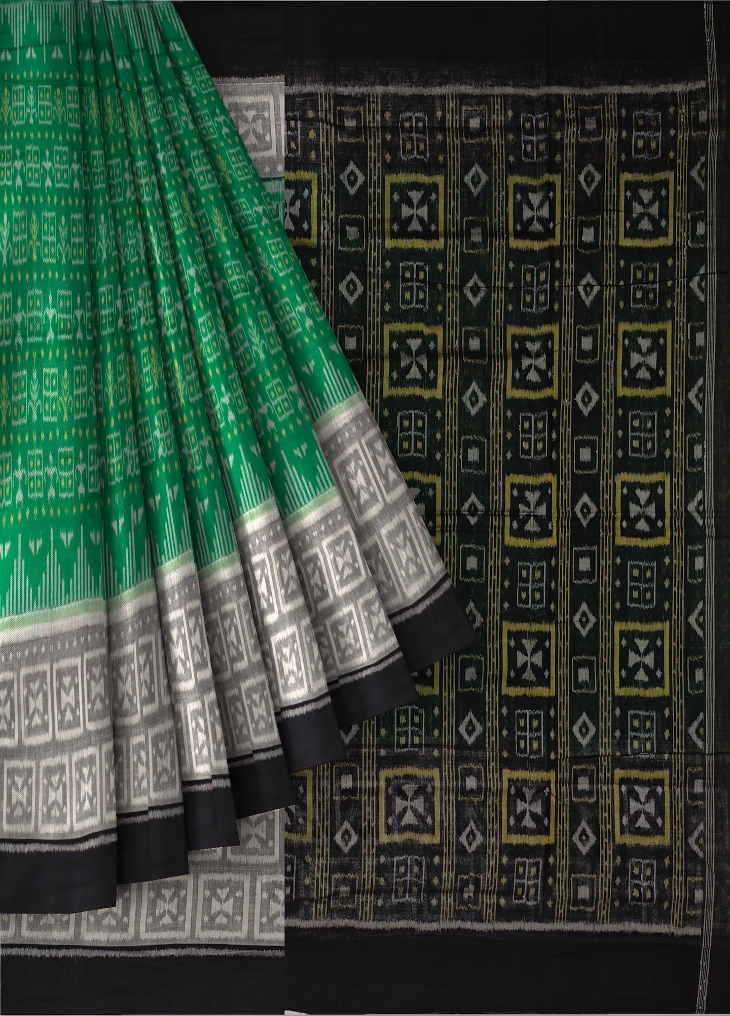 Green Body Bandha Saree