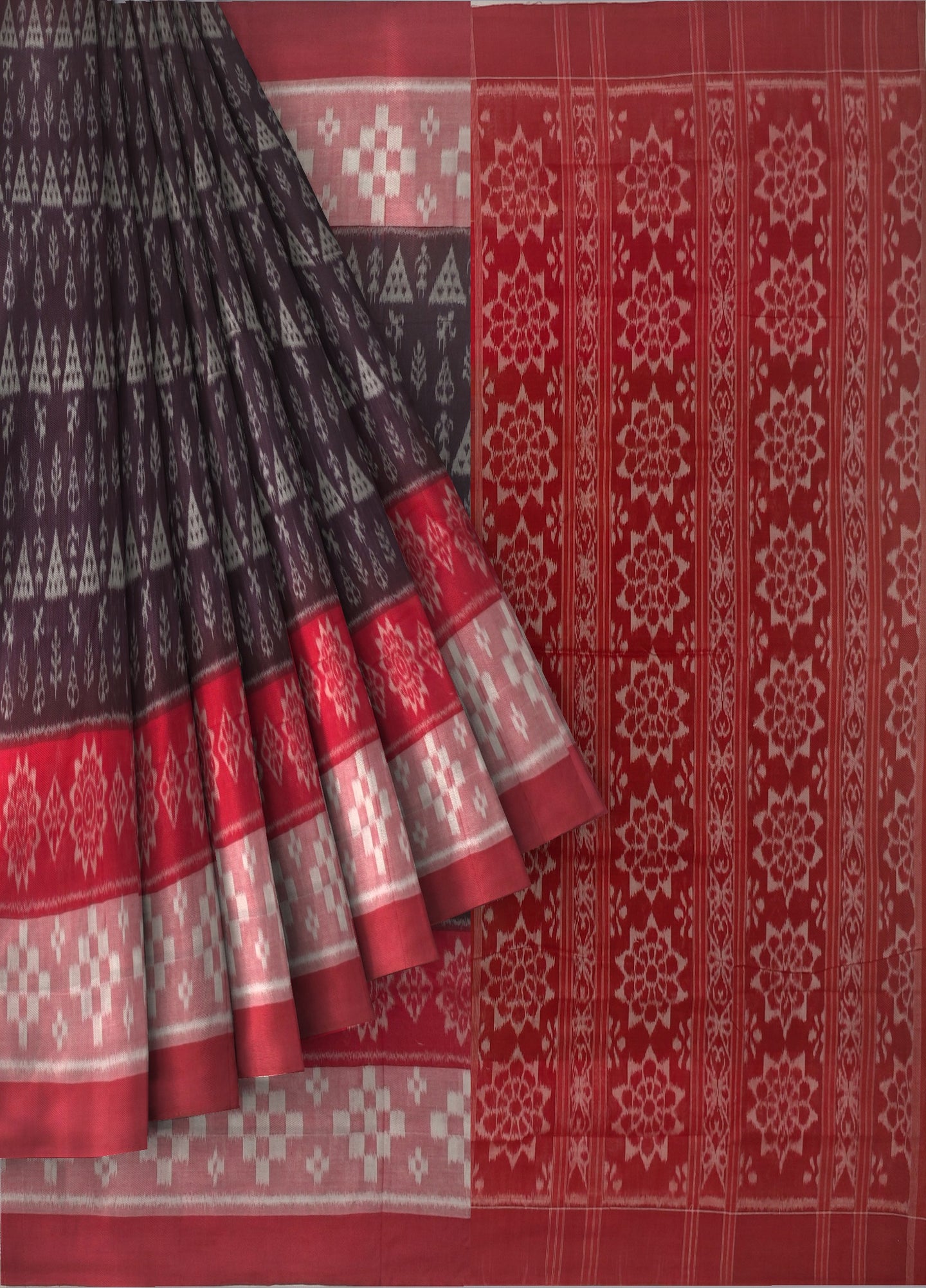 Deep Coffee Body Bandha Saree