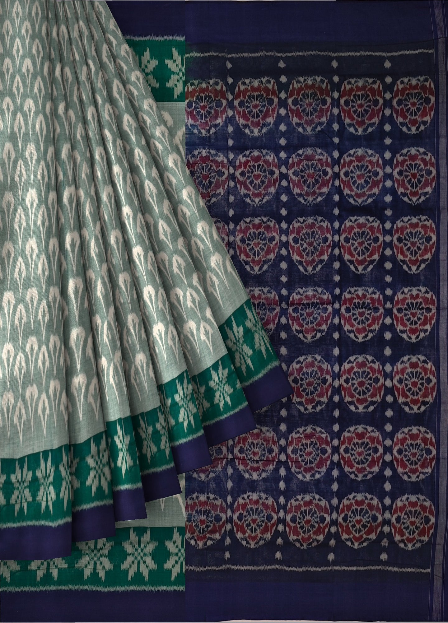 Light Green Body Bandha Saree