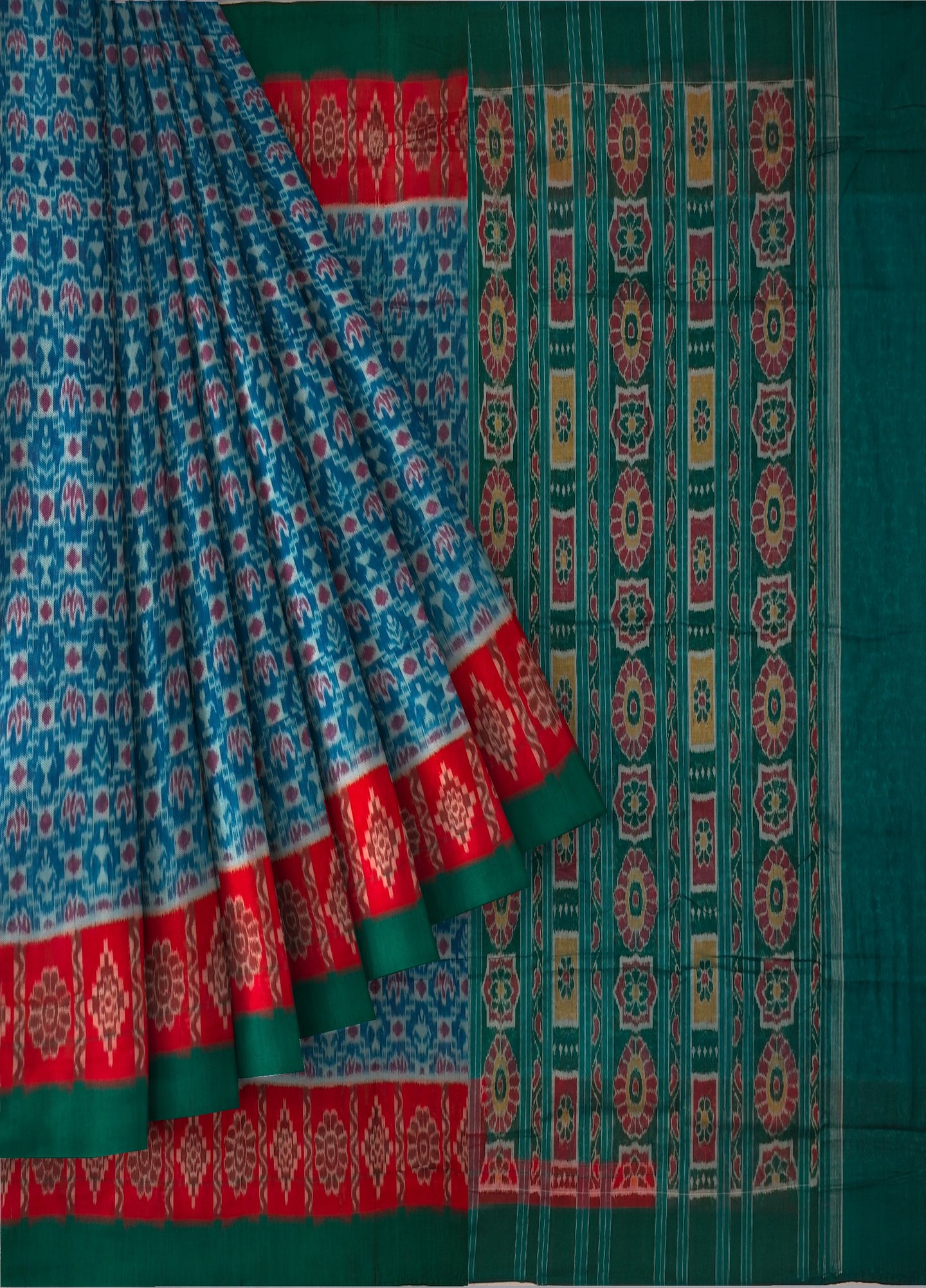 Sumati Teracota Bandha Saree