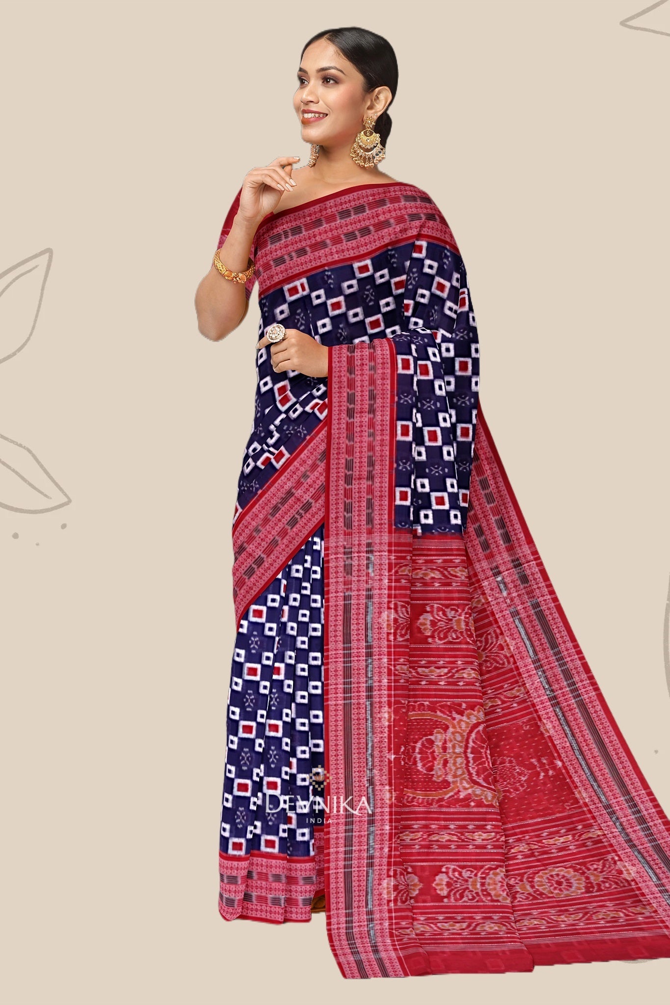 Blue Body Pasapalli Saree