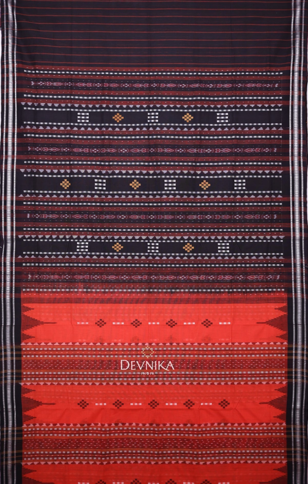 Orange Bapta Saree