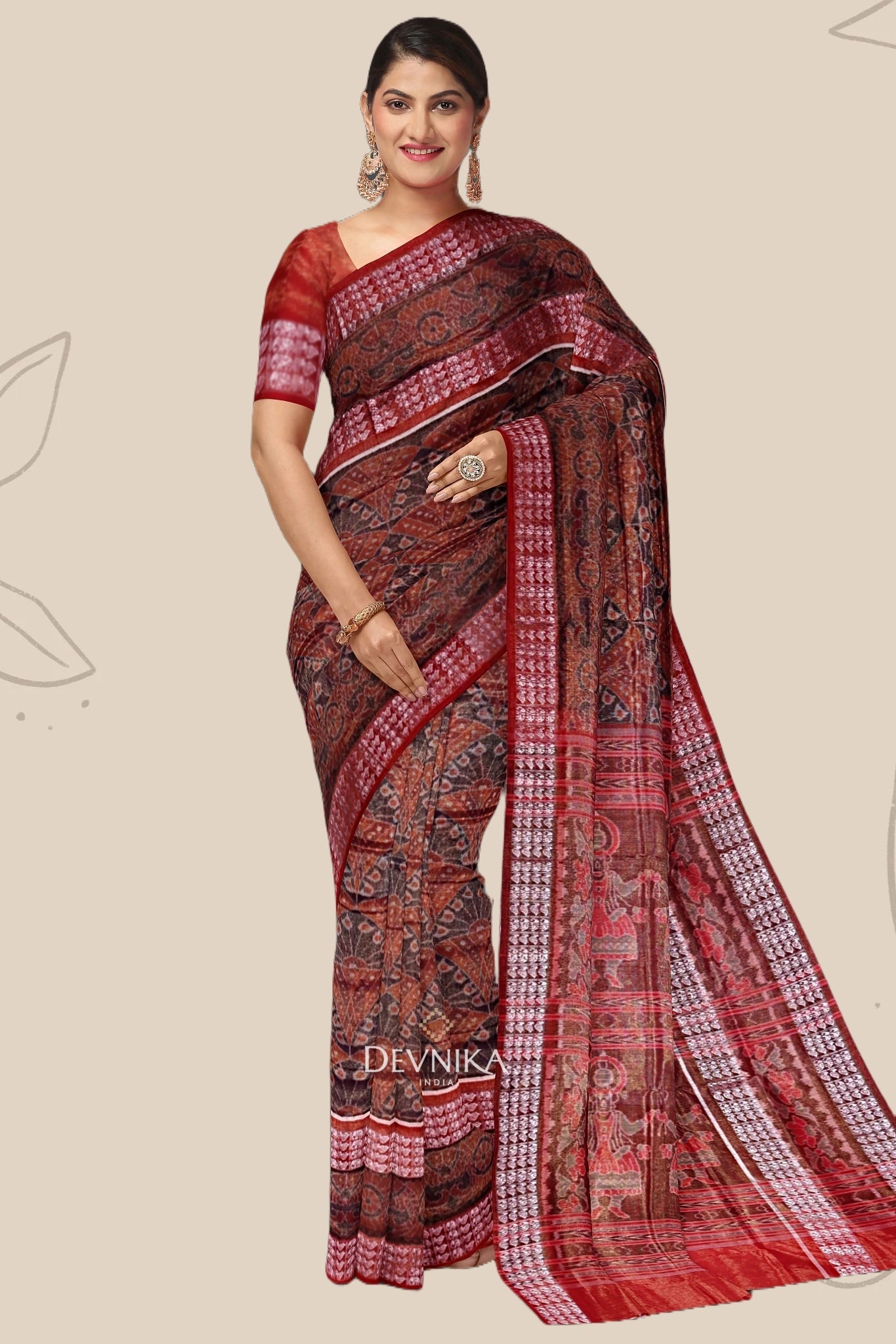 Golen Yellow Body Bandha Tissue Saree