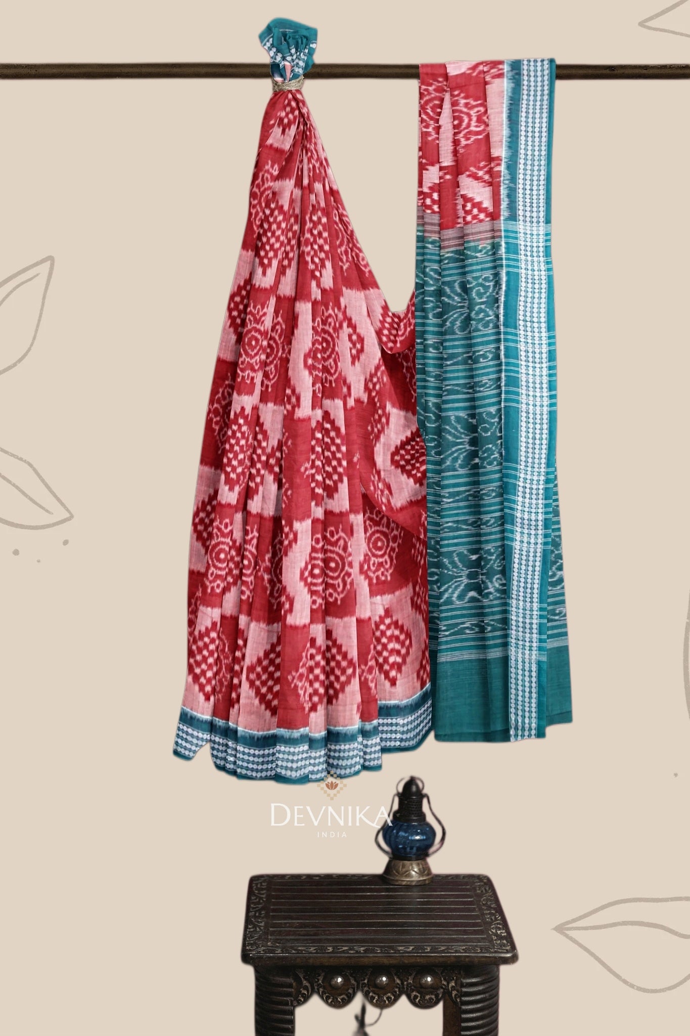 Brown Body Bandha Saree