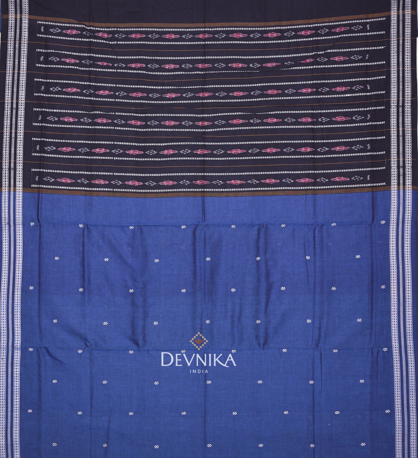 Navy Blue Mini Butti Saree