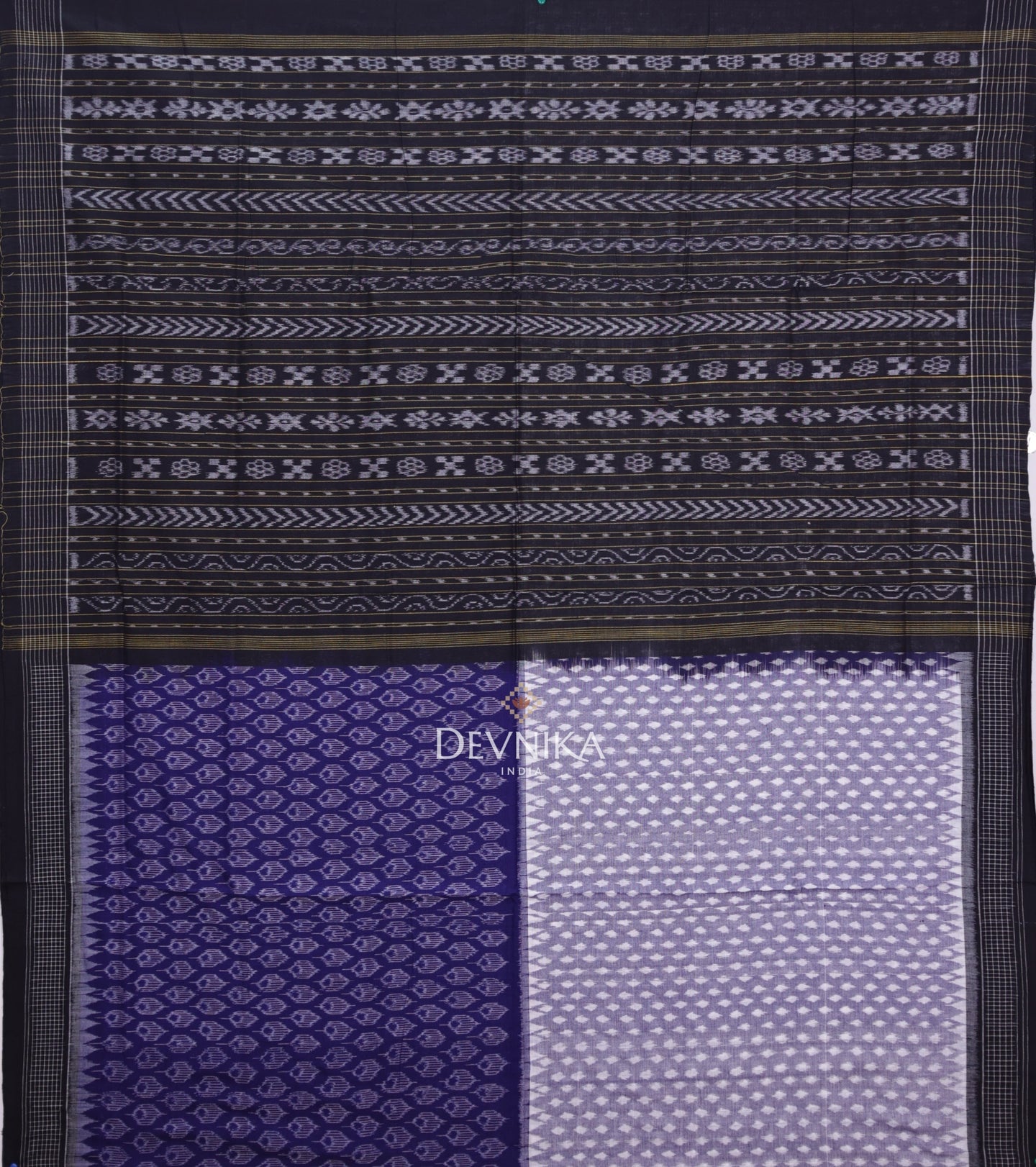 Blue Body Bandha Saree