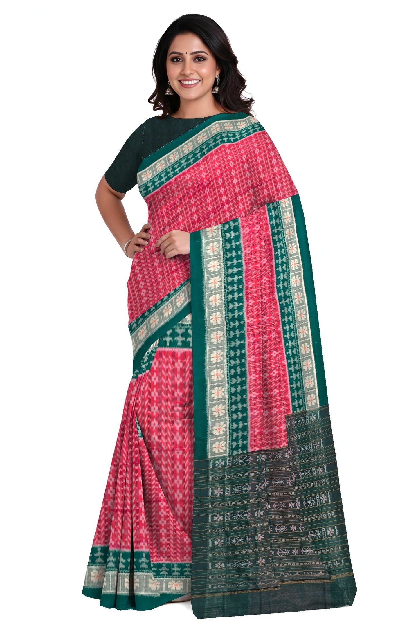 Light Magenta Bandha Pasapalli Saree