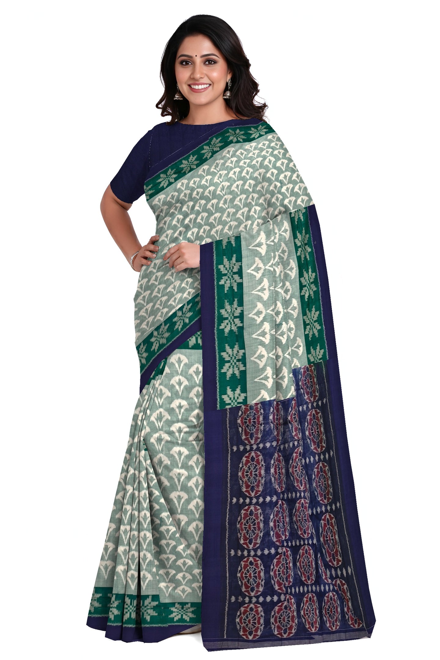 Light Green Body Bandha Saree
