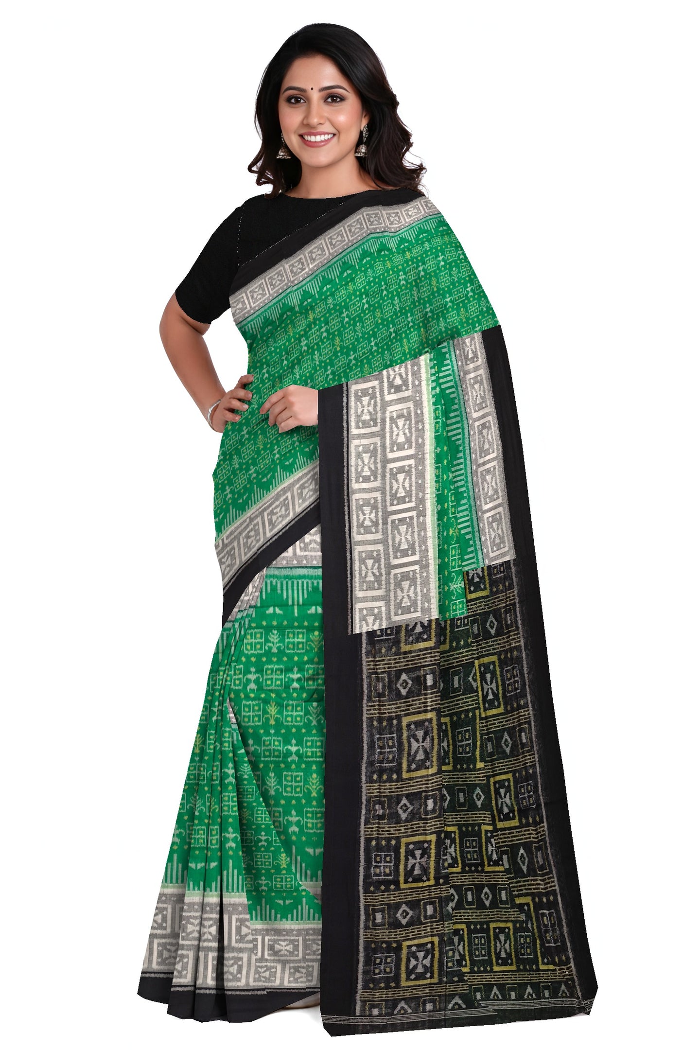 Green Body Bandha Saree