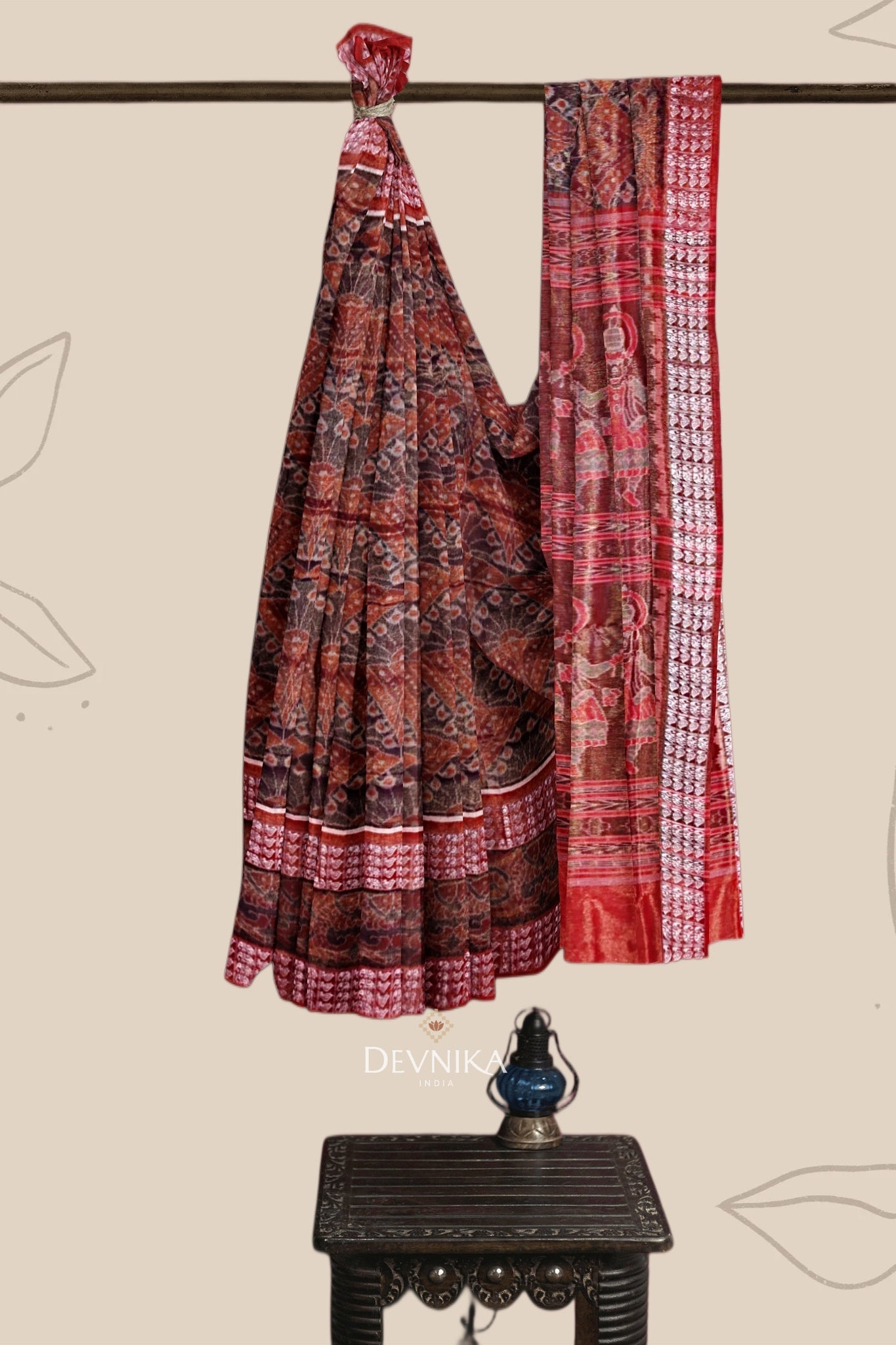 Golen Yellow Body Bandha Tissue Saree