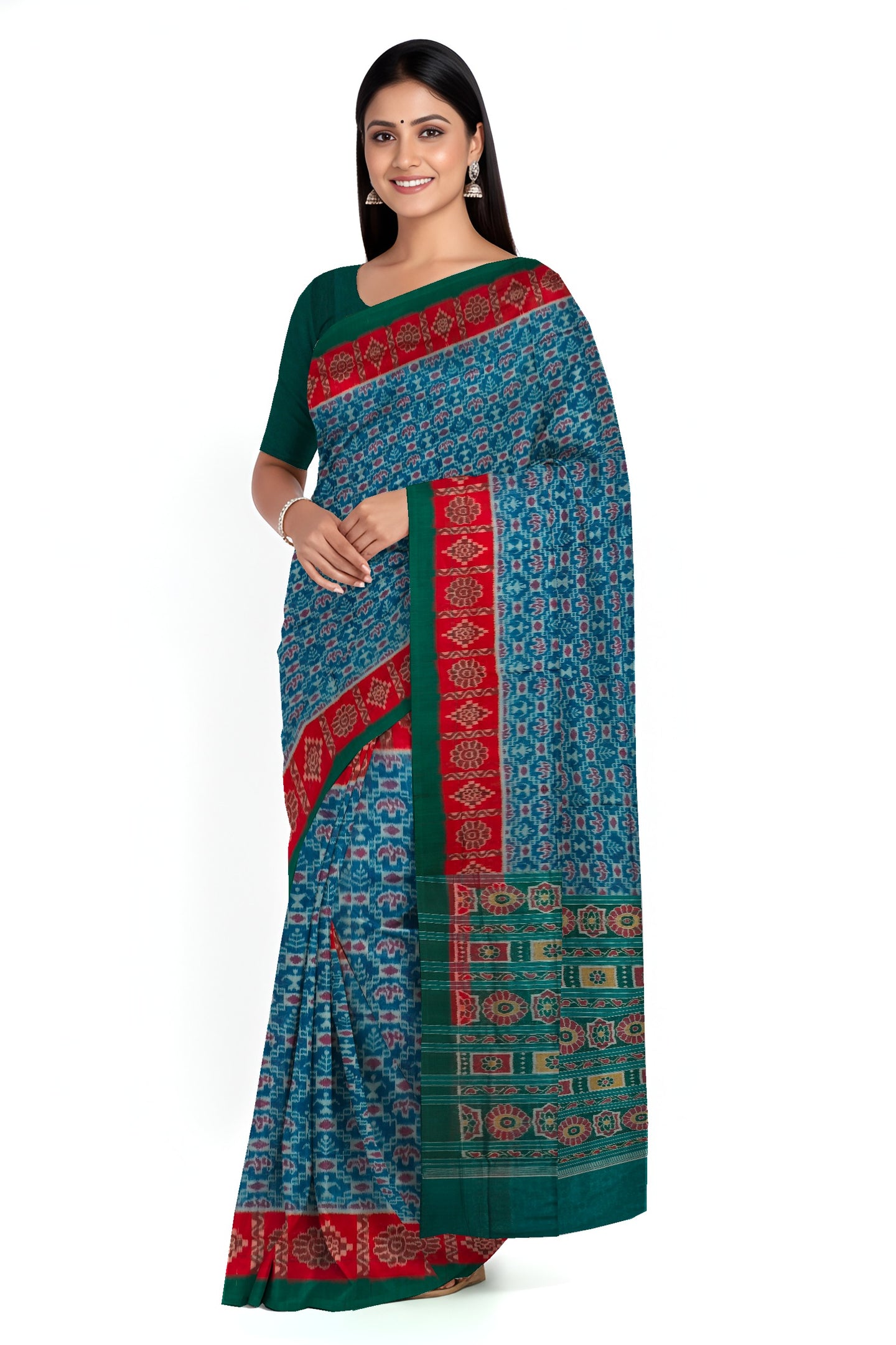 Sumati Teracota Bandha Saree