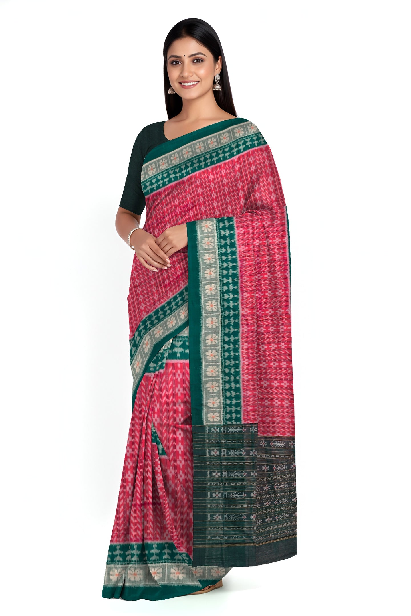 Light Magenta Bandha Pasapalli Saree