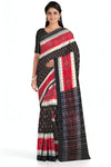 Black Mania Bandha Traditional Katiki Saree | Odisha Handloom GI Tagged | Devnika