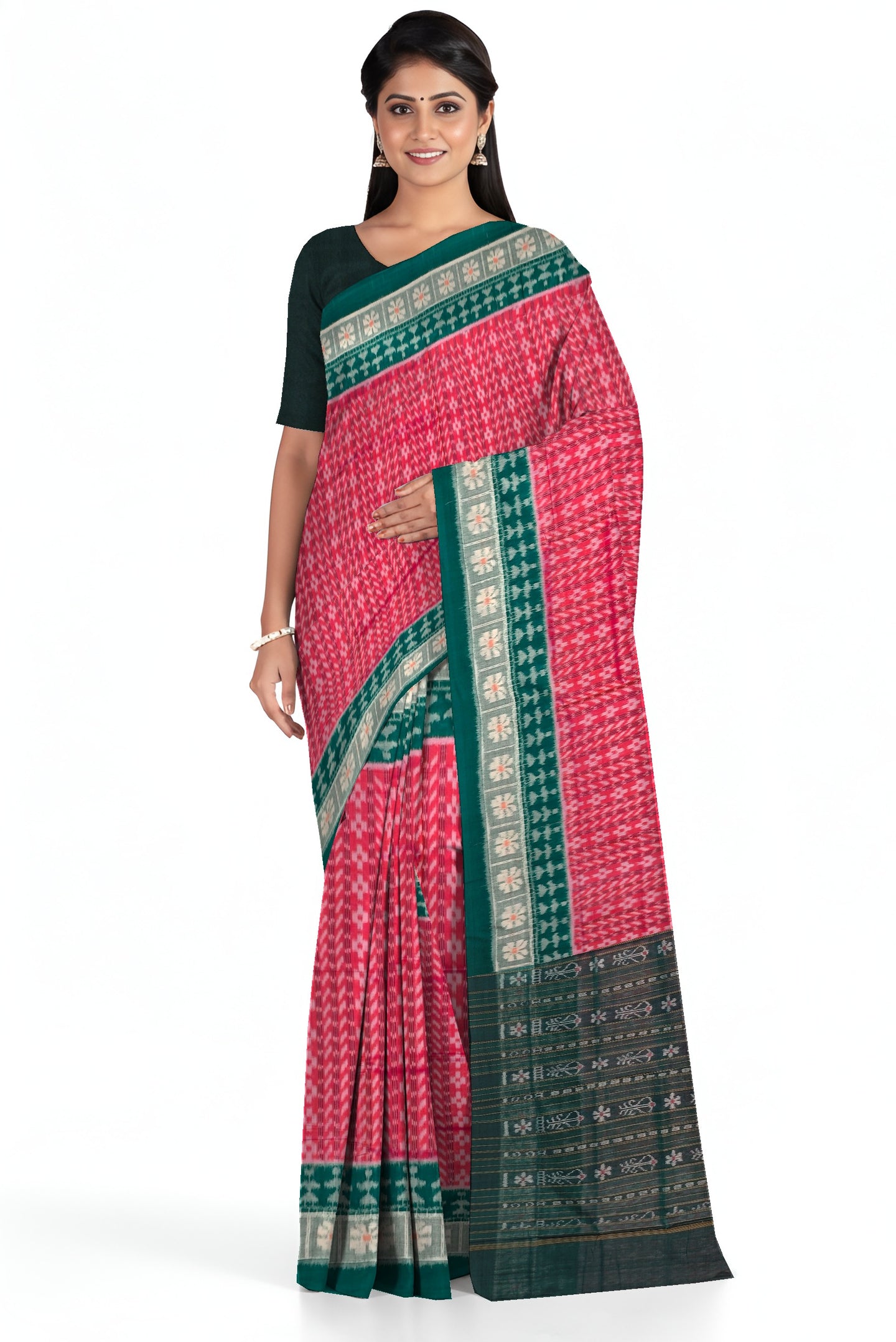 Light Magenta Bandha Pasapalli Saree