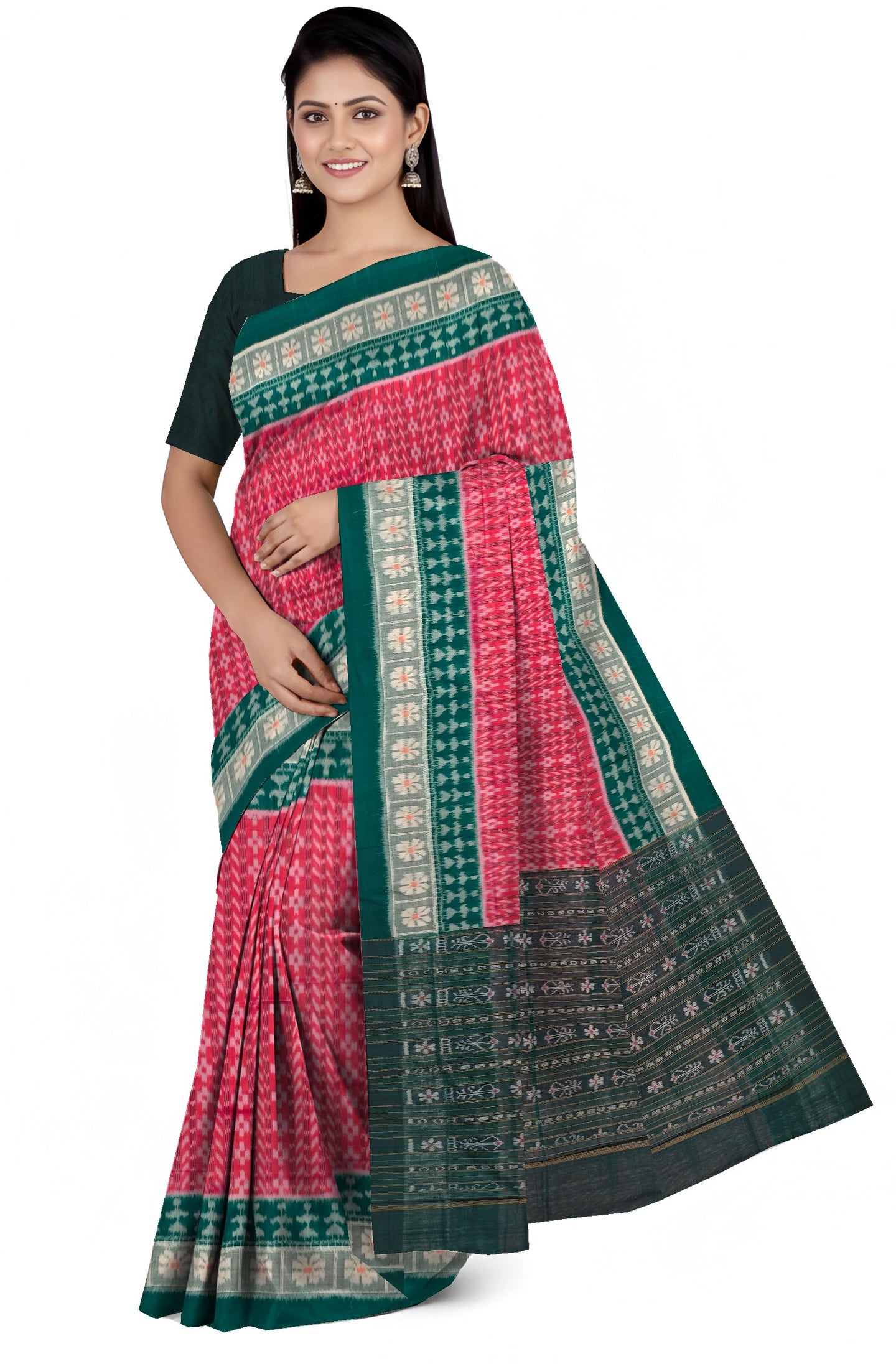 Light Magenta Bandha Pasapalli Saree