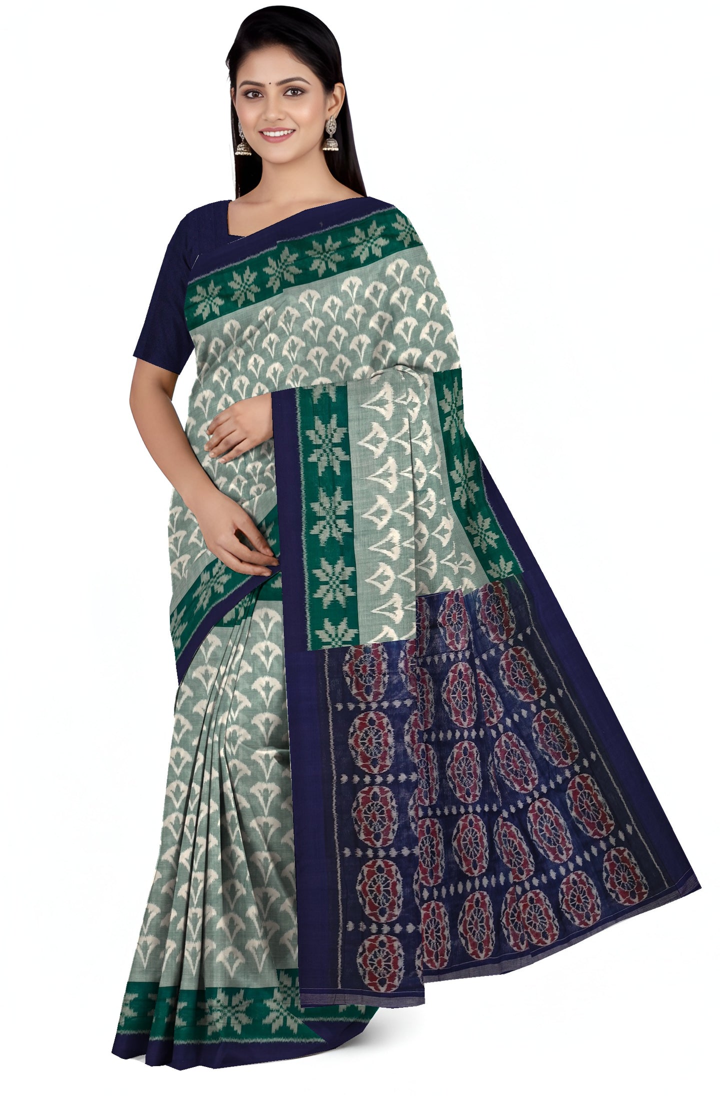 Light Green Body Bandha Saree