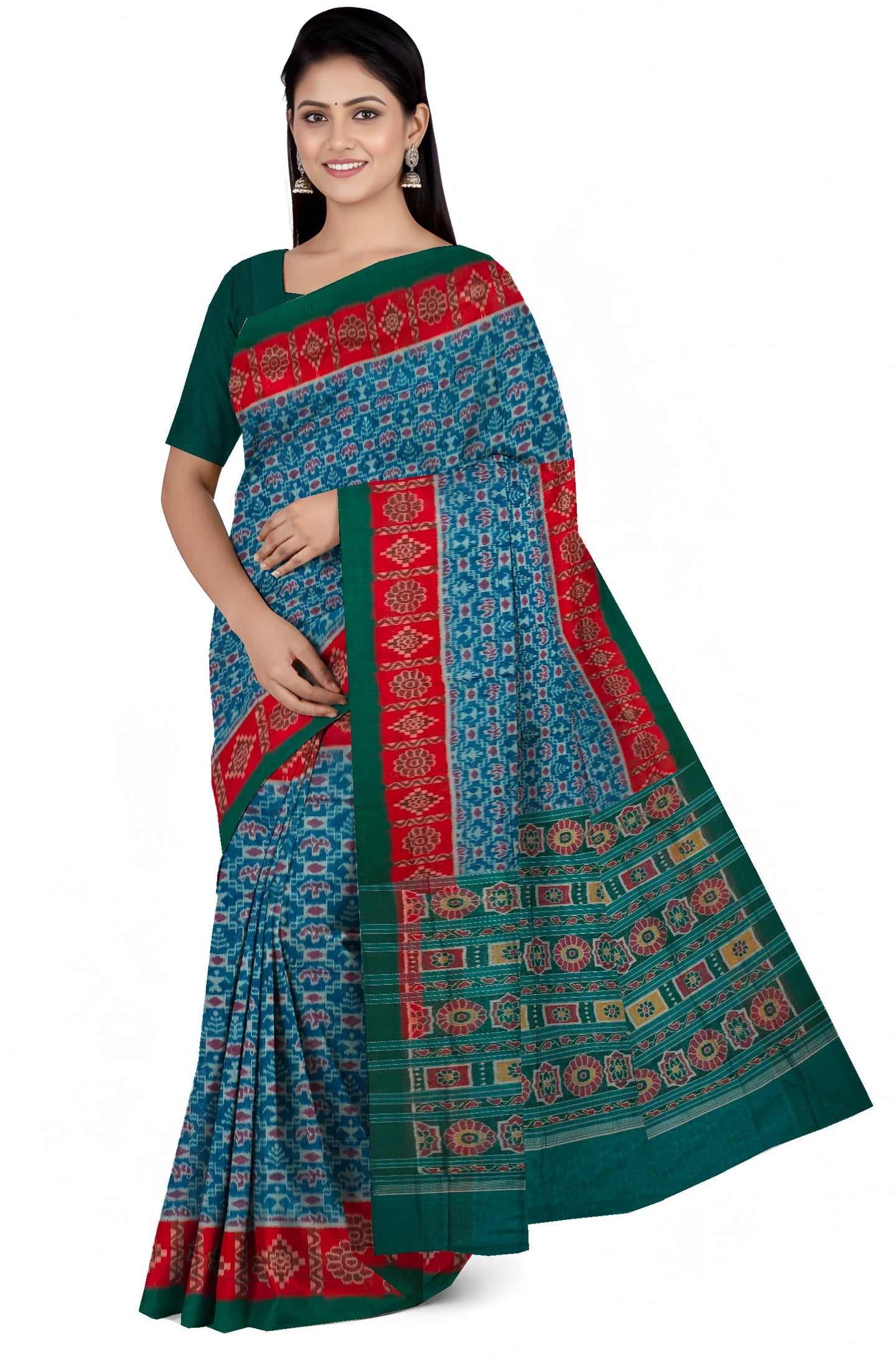 Sumati Teracota Bandha Saree