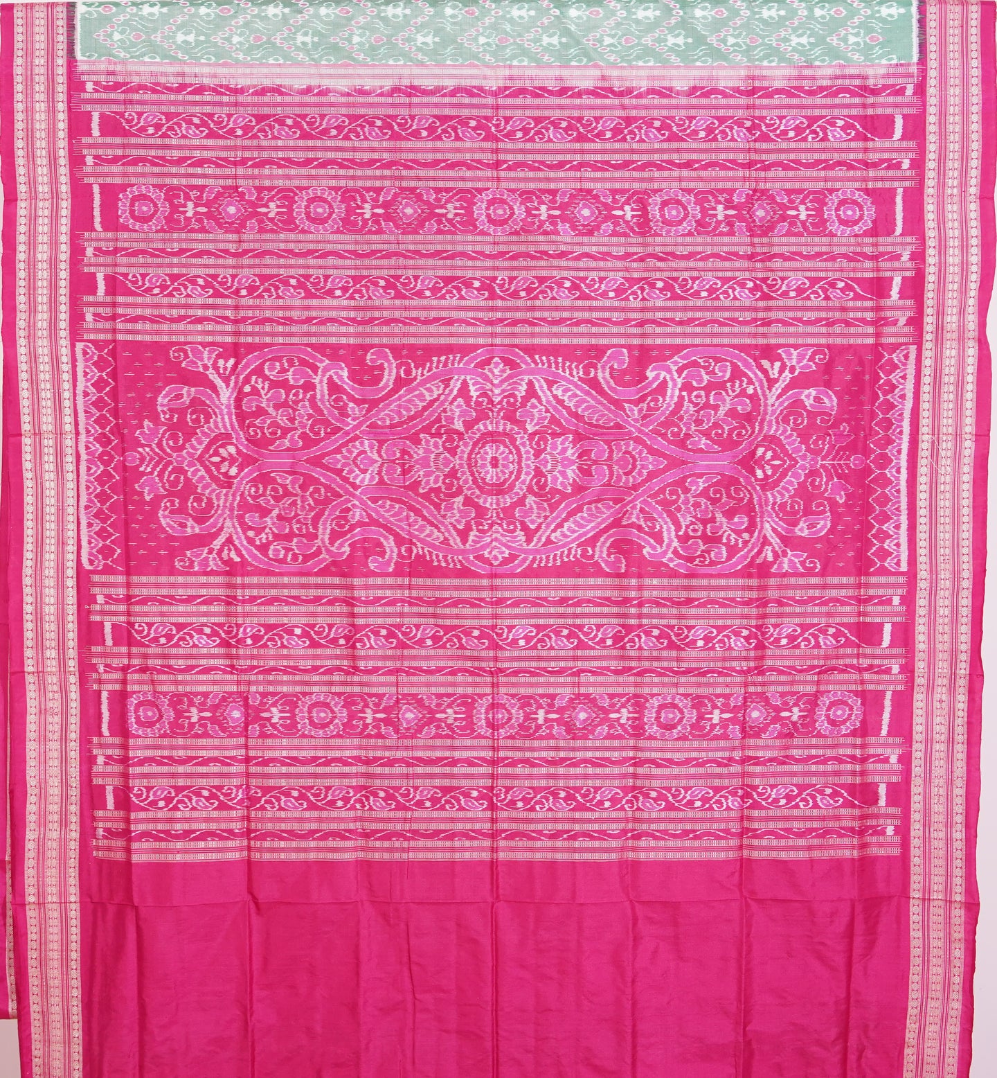 Light Green Teracota Bandha Saree