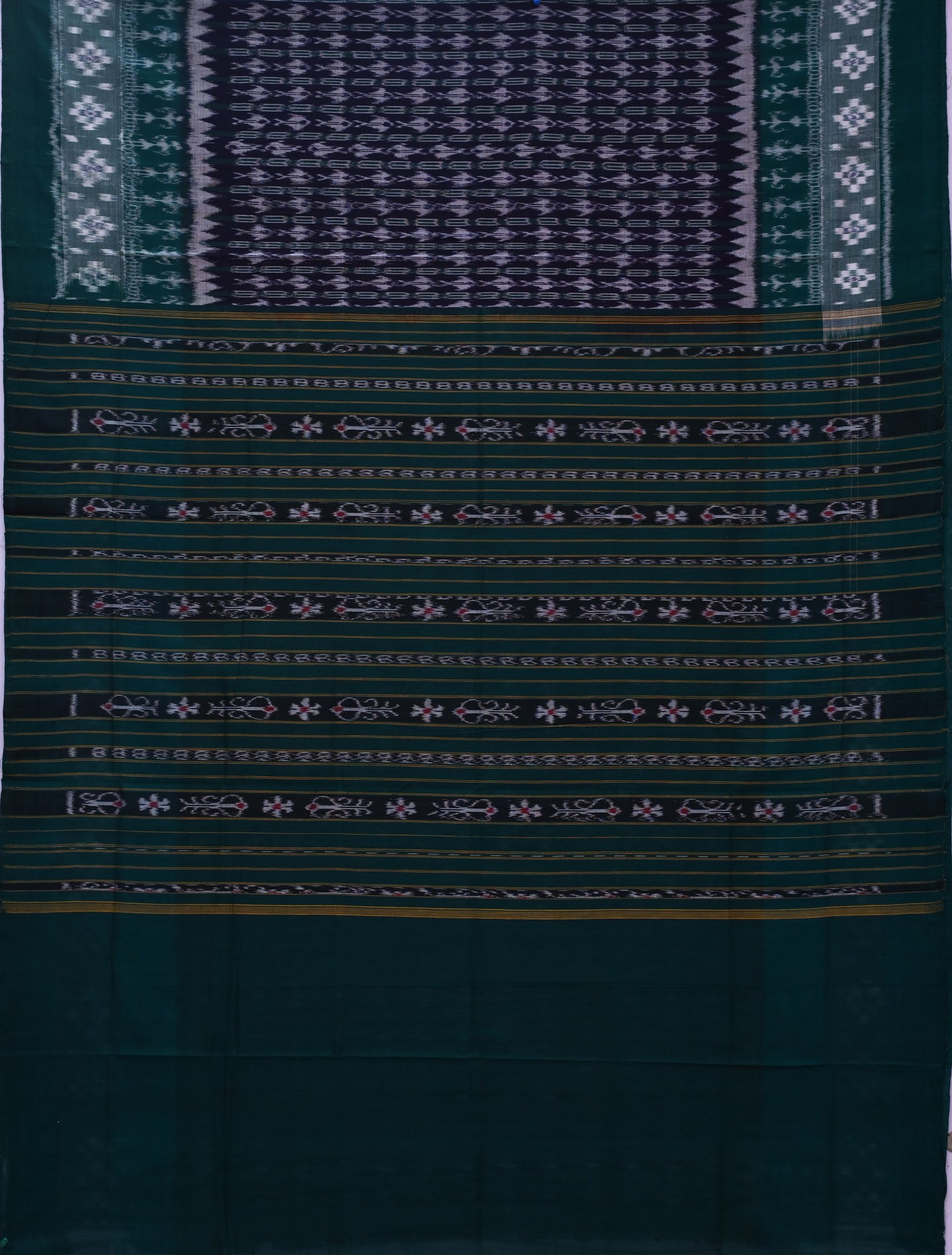 Dark Blue Teracota Bandha Saree