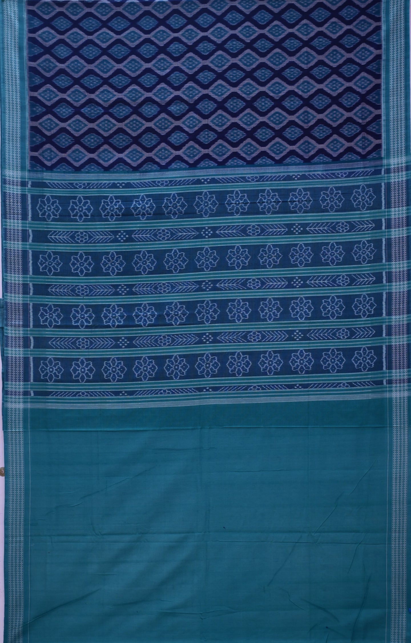 Dark Blue Body Bandha Saree