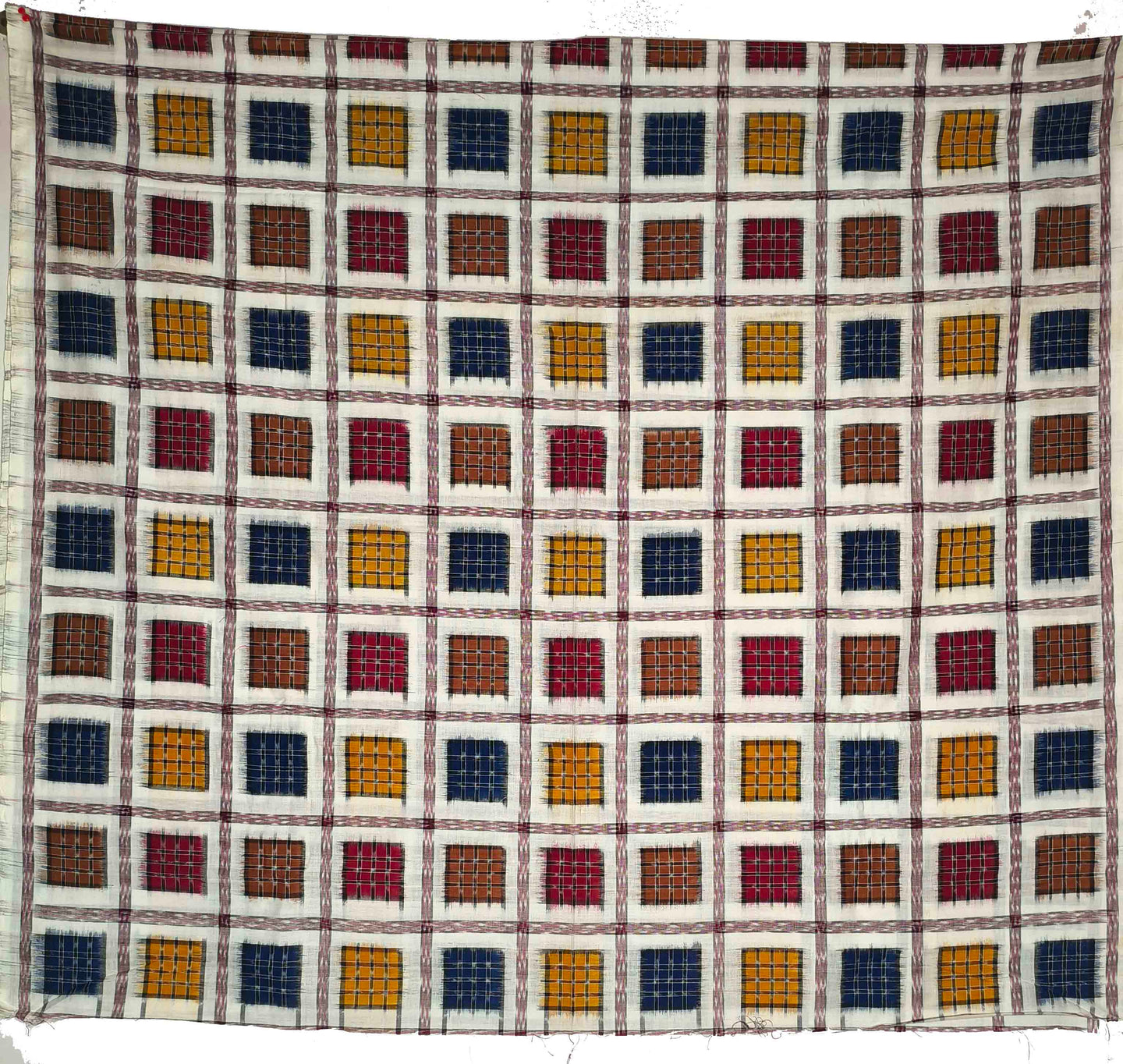 White Aswin Bandha Shirt Piece