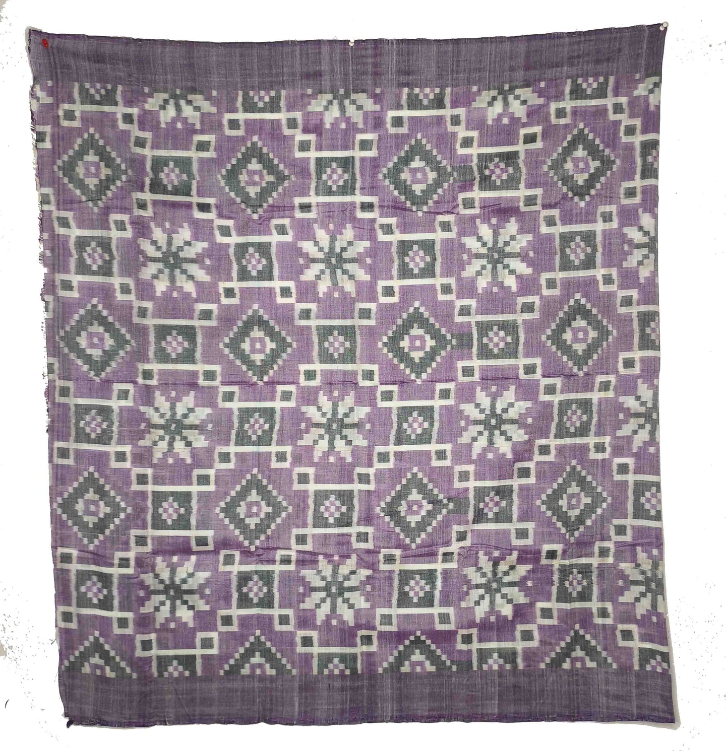 Purple,white & Black Bandha Pasapalli Shirt/Top Piece