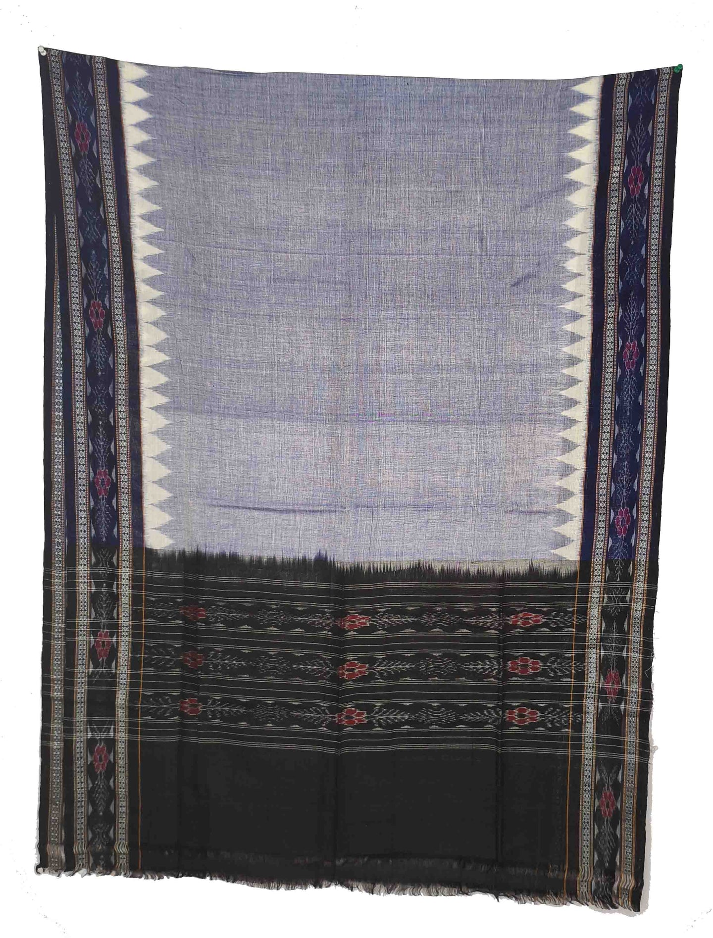 Blue & White Sambalpuri Tani Chunri