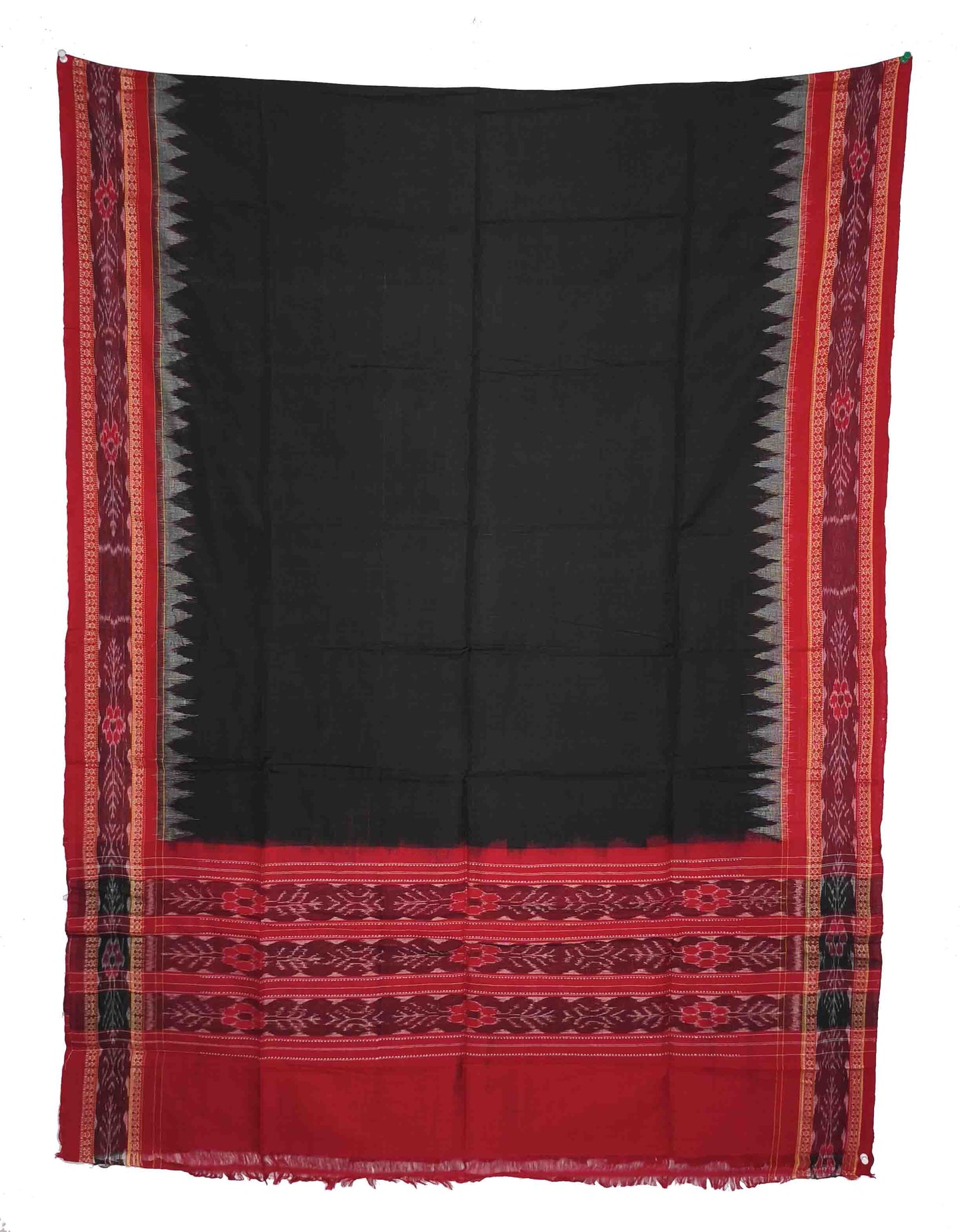 Black & red Sambalpuri Tani Chunri