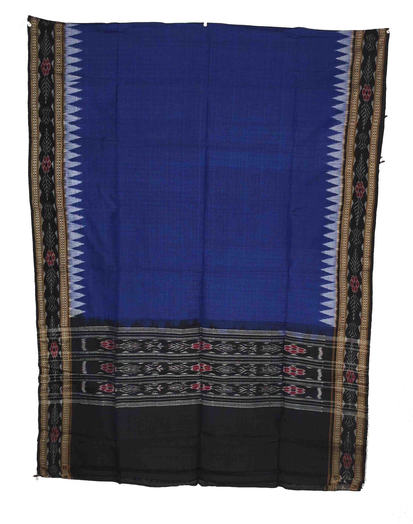 Blue & Black Sambalpuri Tani Chunri
