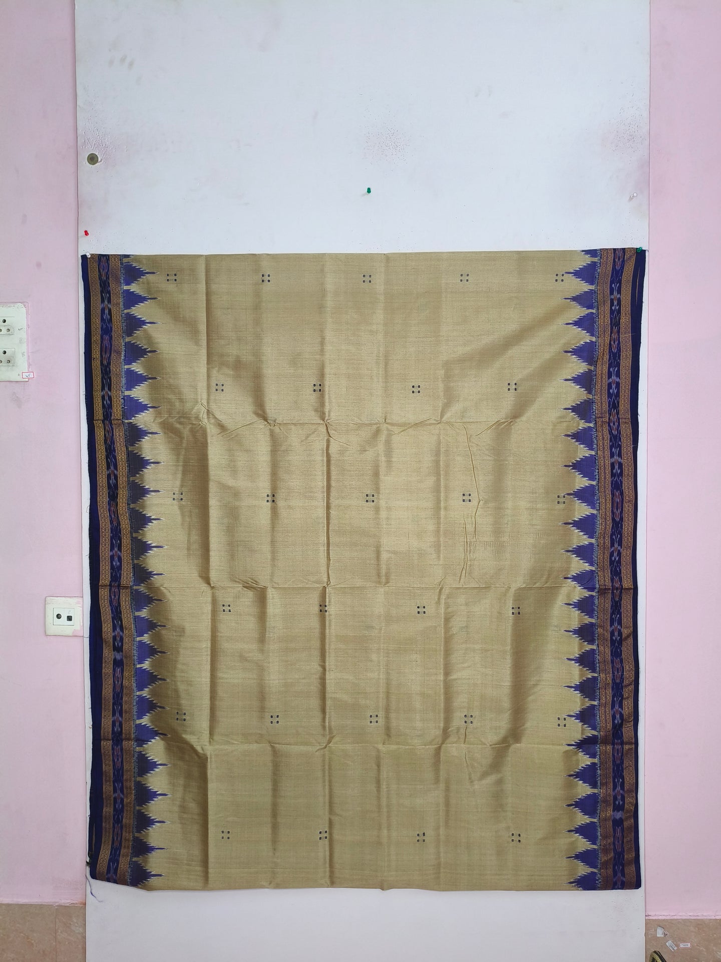 Matha Big Temple Border Khandua Pata Saree