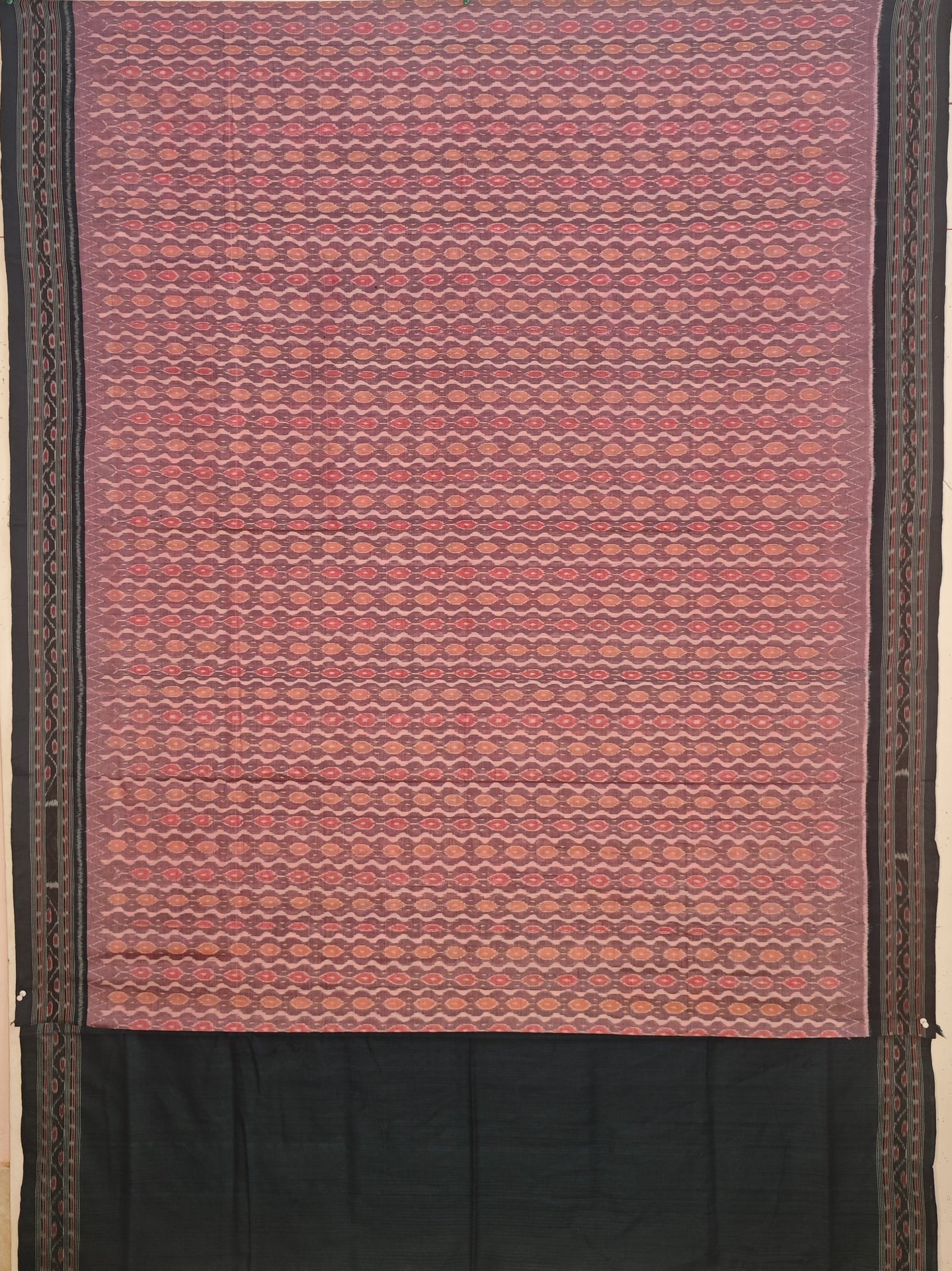Rose Pink Traditional Body Bandha Saree | Odisha Handloom GI Tagged | Devnika