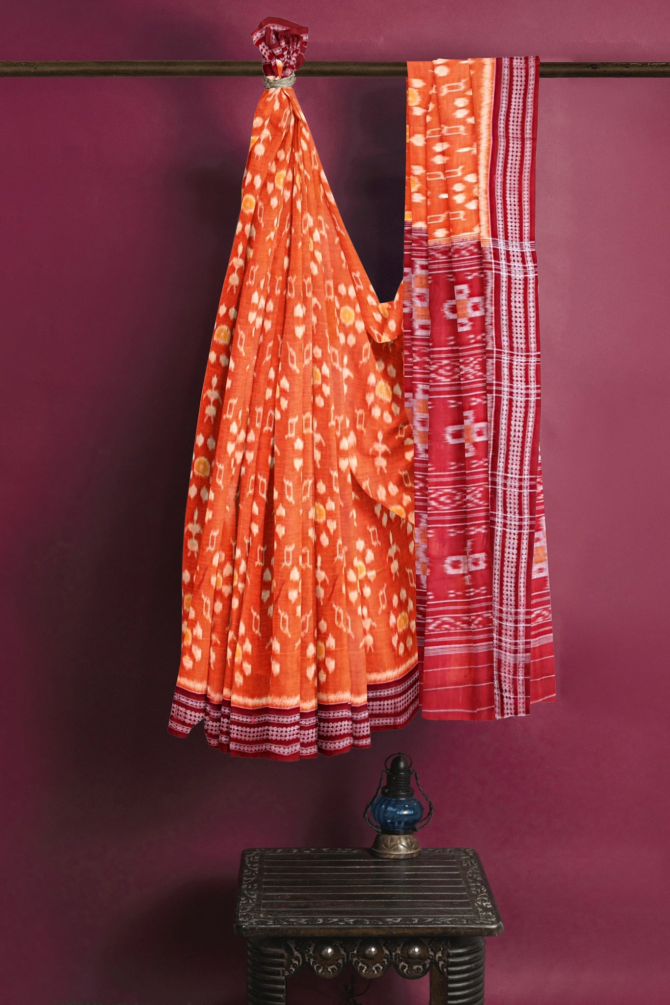 Golden Yellow Body Bandha Saree