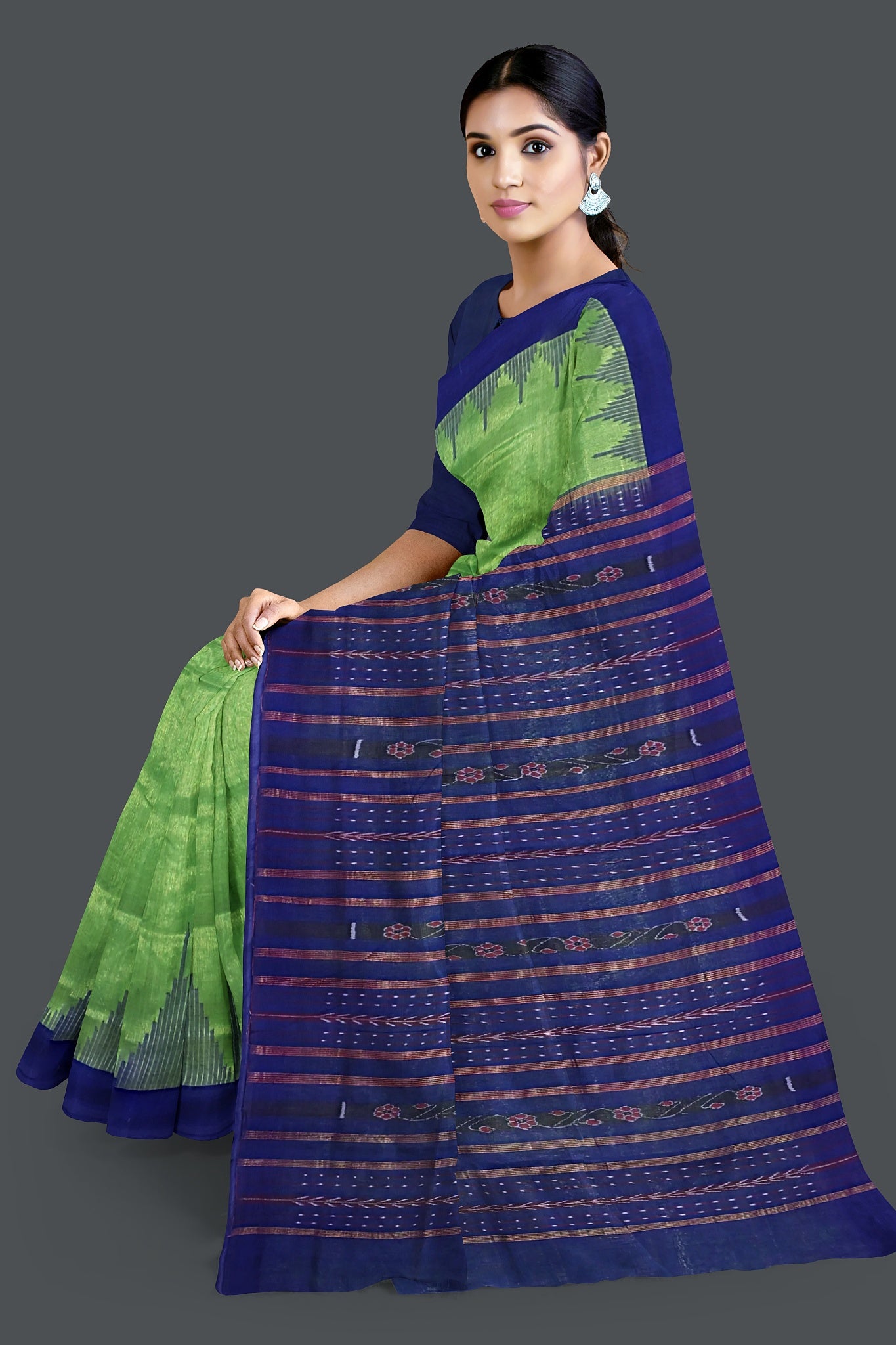 Green Big Temple Border(Bapta)