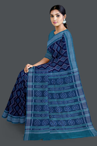 Dark Blue Body Bandha Saree