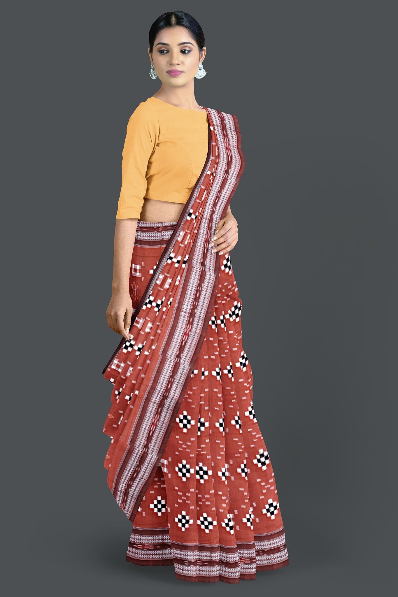 Light Brown Body Pasapalli Saree