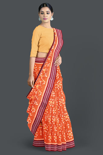 Golden Yellow Body Bandha Saree