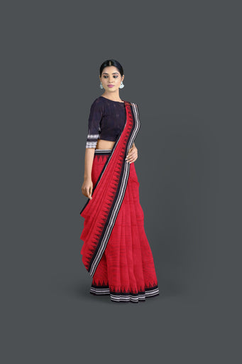 Red Bapta Saree