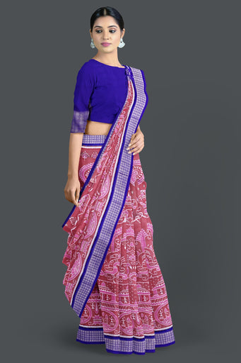Swift Pink Traditional Body Bandha Saree